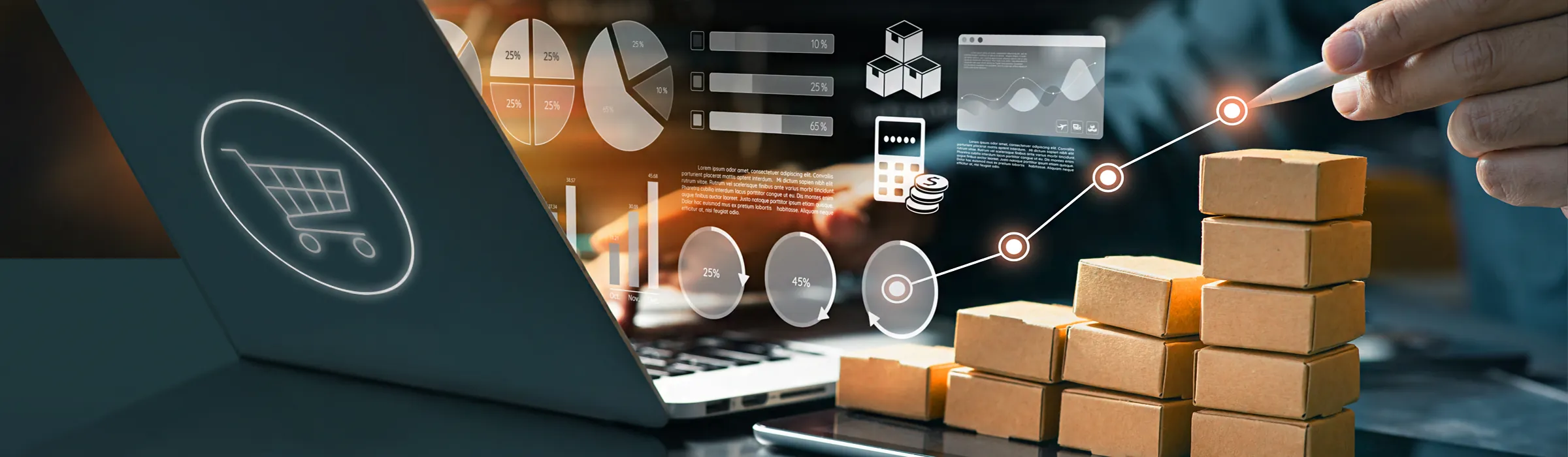 creazione ecomme4rce, crm, markeeting internet, seo, sem, social